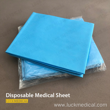 Disposable Non-Woven Stretcher Blue Sheet